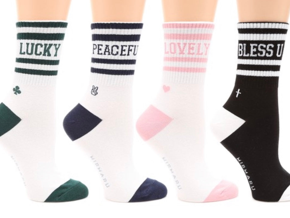 Women's Cotton Blend Crew Socks